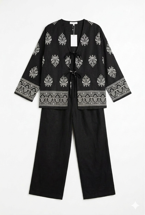Marrakech Sunset co-ord set - black