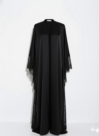 La Silhouette en Dentelle kimono - black exclusive