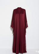 La Silhouette en Dentelle kimono - burgundy exclusive