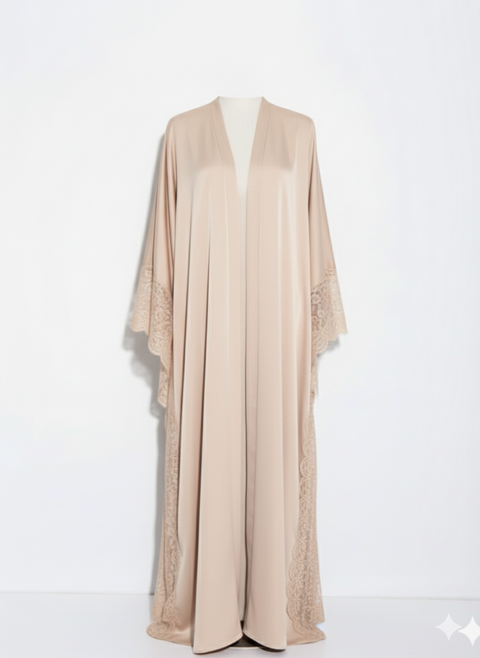 La Silhouette en Dentelle kimono - beige