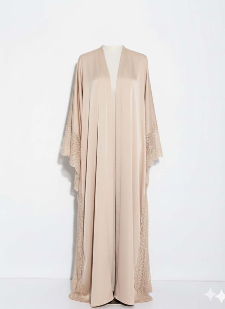La Silhouette en Dentelle kimono - beige