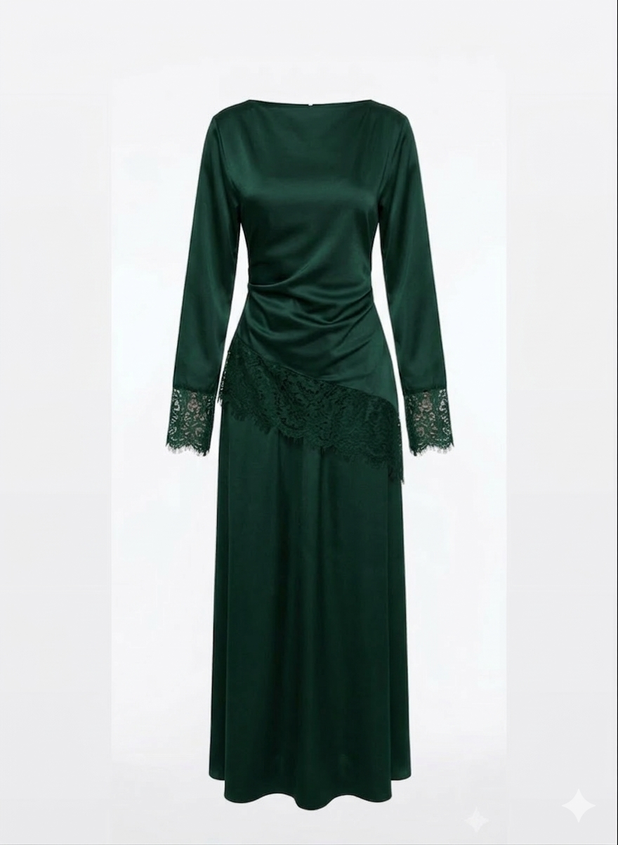 Velvet Wine Soirée - groen SQ01