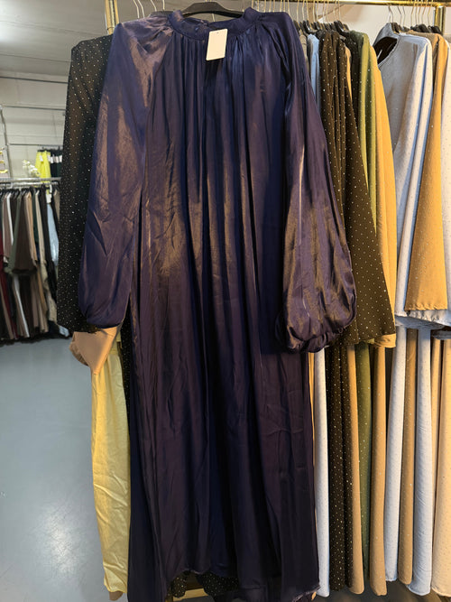 Atika navy ballonnen jurk