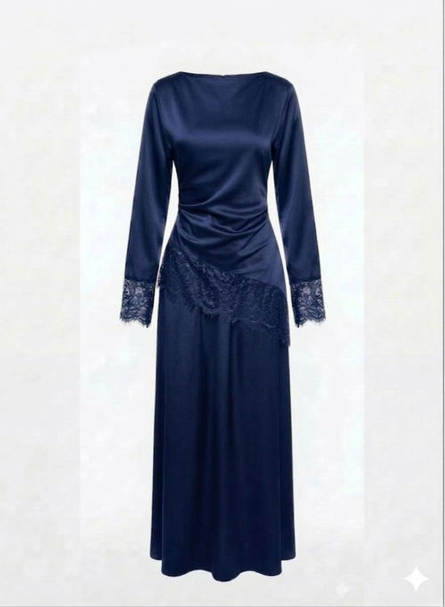 Velvet Wine soireé - navy