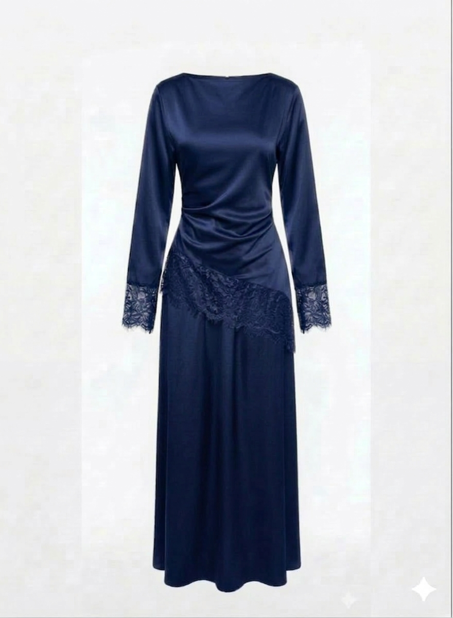 Velvet Wine soireé - navy