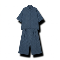 Santorini blouse pantalon set - blue