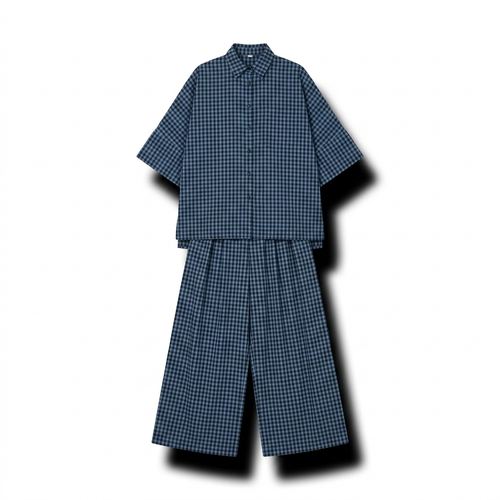 Santorini blouse pantalon set - blue