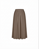 Cotton de aura skirt - taupe CDS01