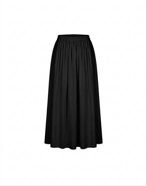 Cotton de aura skirt - black CDS01