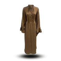 Sahara butterfly abaya dress - Brown
