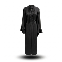 Sahara butterfly abaya - black