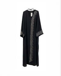 De "Midnight Shimmer" Abaya - black