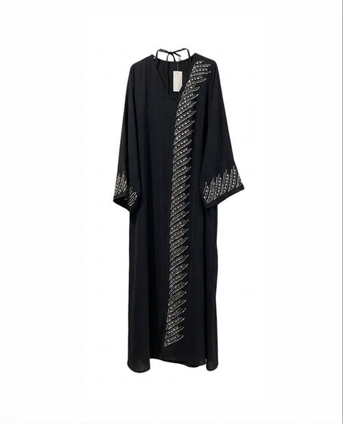 De "Midnight Shimmer" Abaya - black