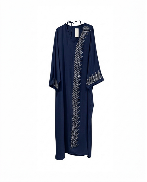 De "Midnight Shimmer" Abaya
 - navy