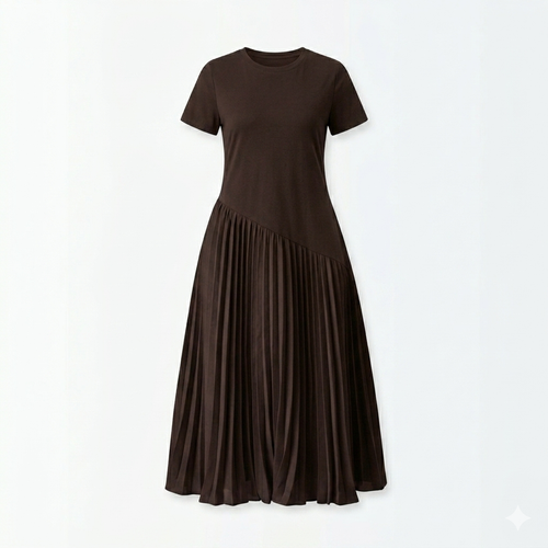 Jurk van stretch rok - M5257