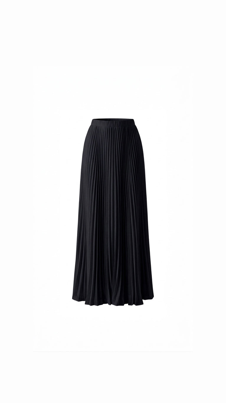 L'Essentielle Plissée - black rok ruffles