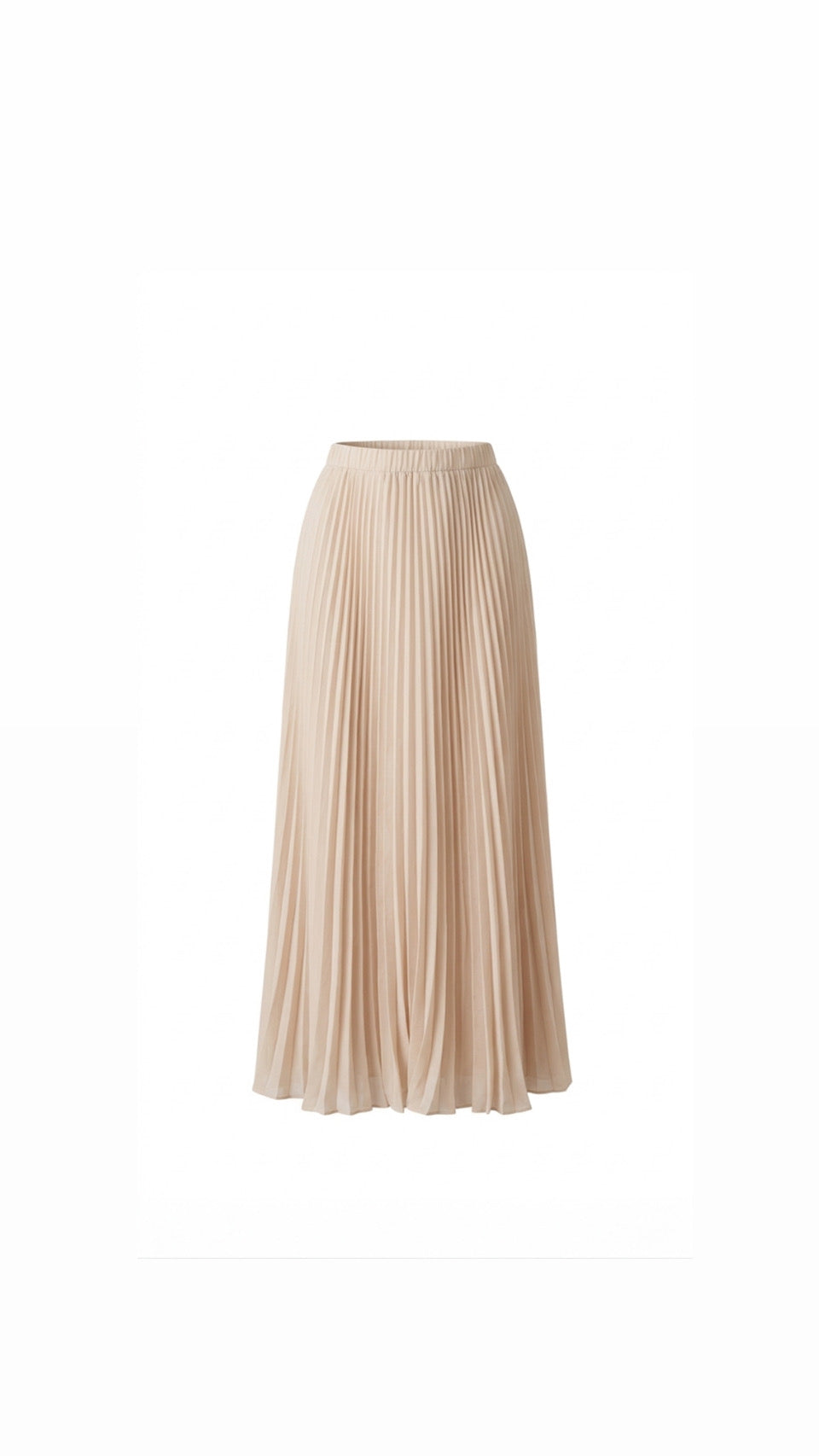 L'Essentielle Plissée - licht beige rok ruffles