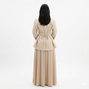 Zaria esemble rok met verstelbare blouse - beige