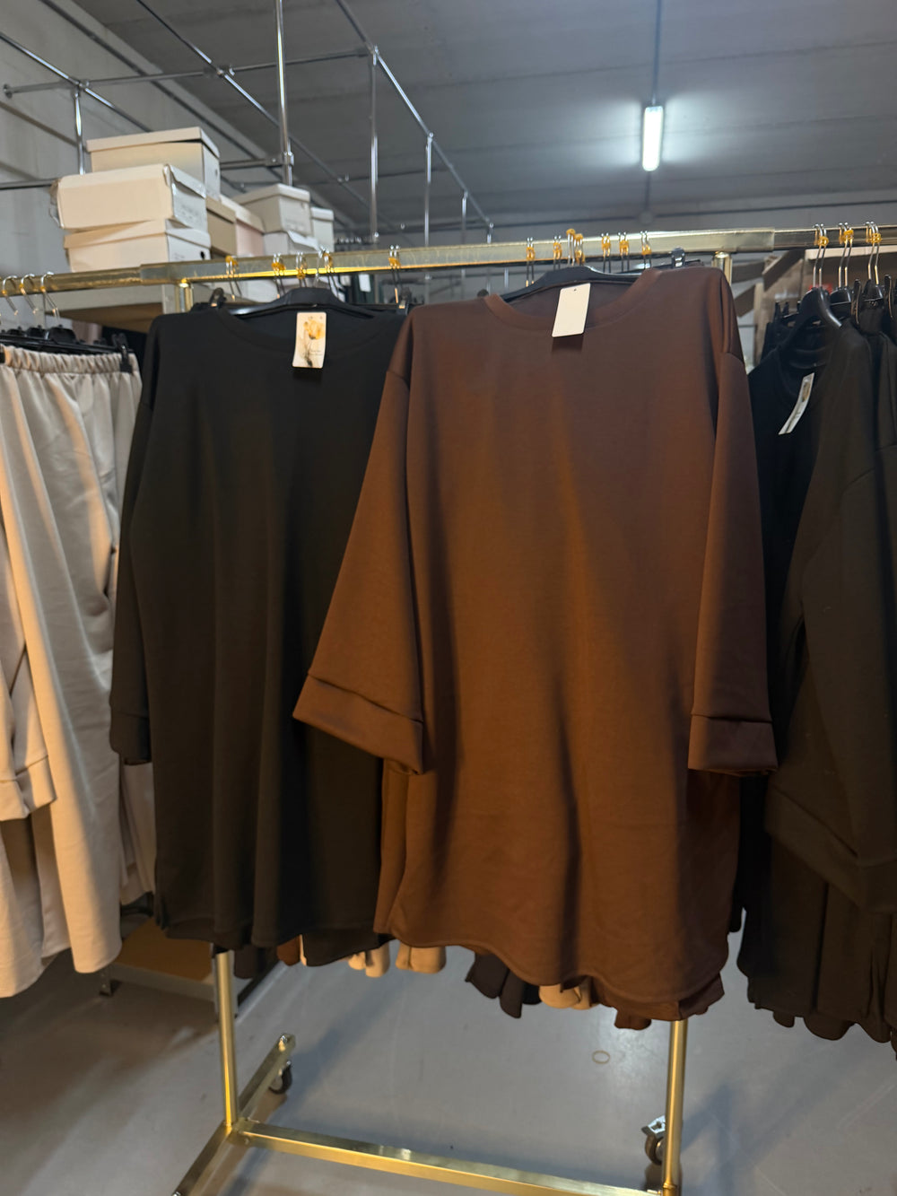 Najat zwart en bruin comfy setjes