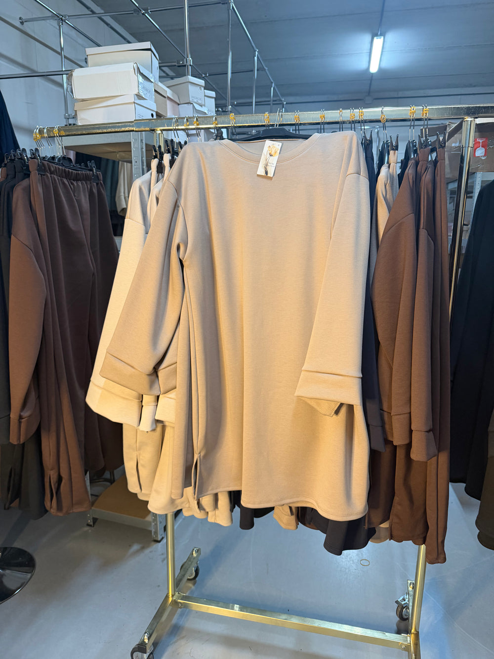 Izarasofiya taupe comfy set