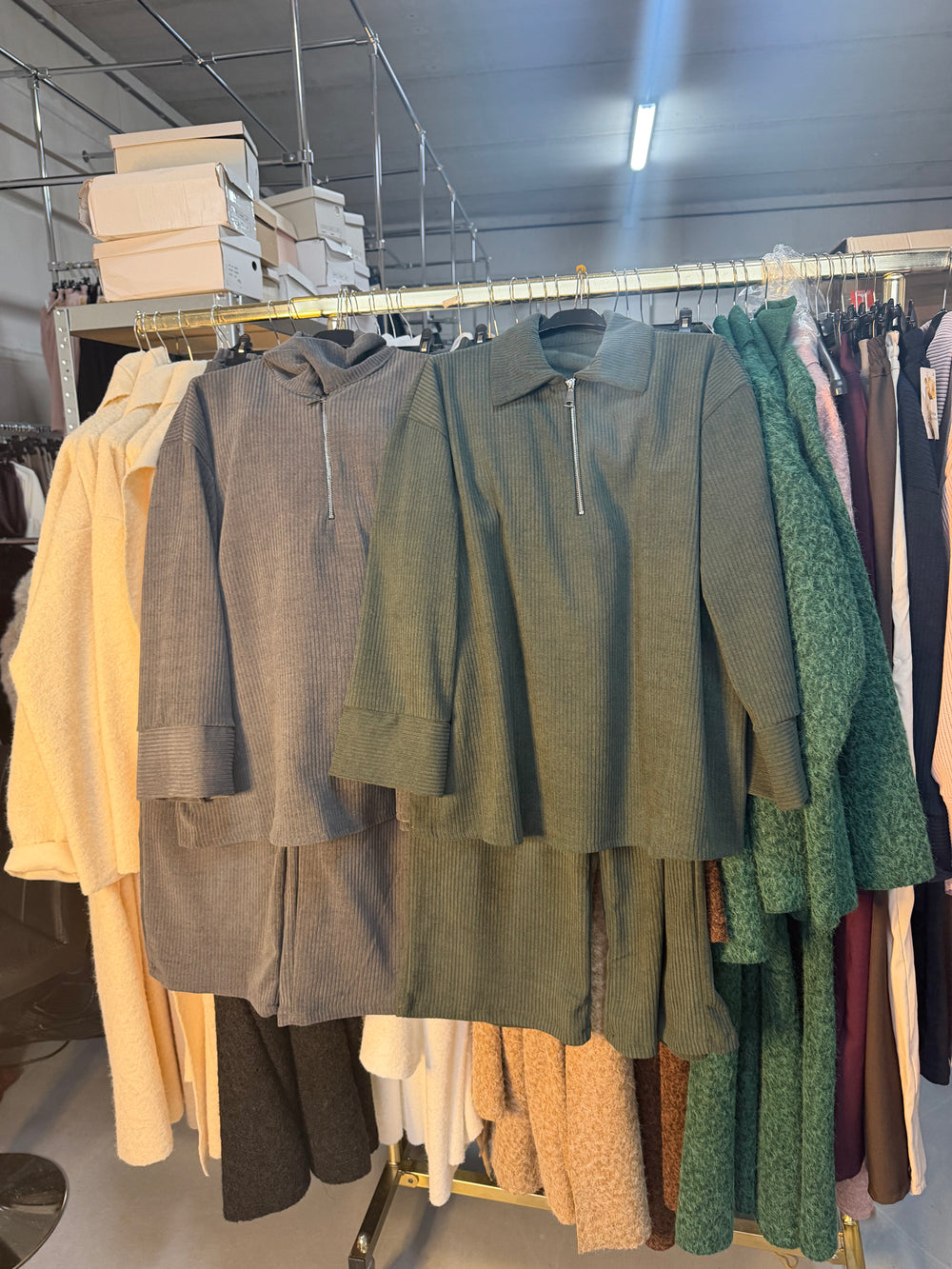 Sylvana groene en zwart comfy setjes
