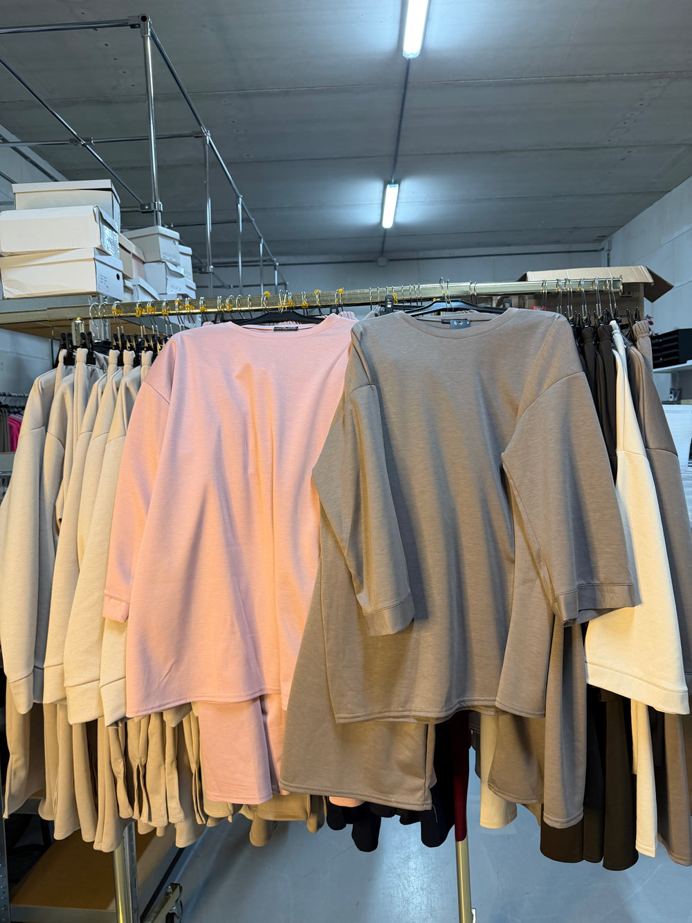 Ciara comfy setjes roze en taupe aanvulling bestelling