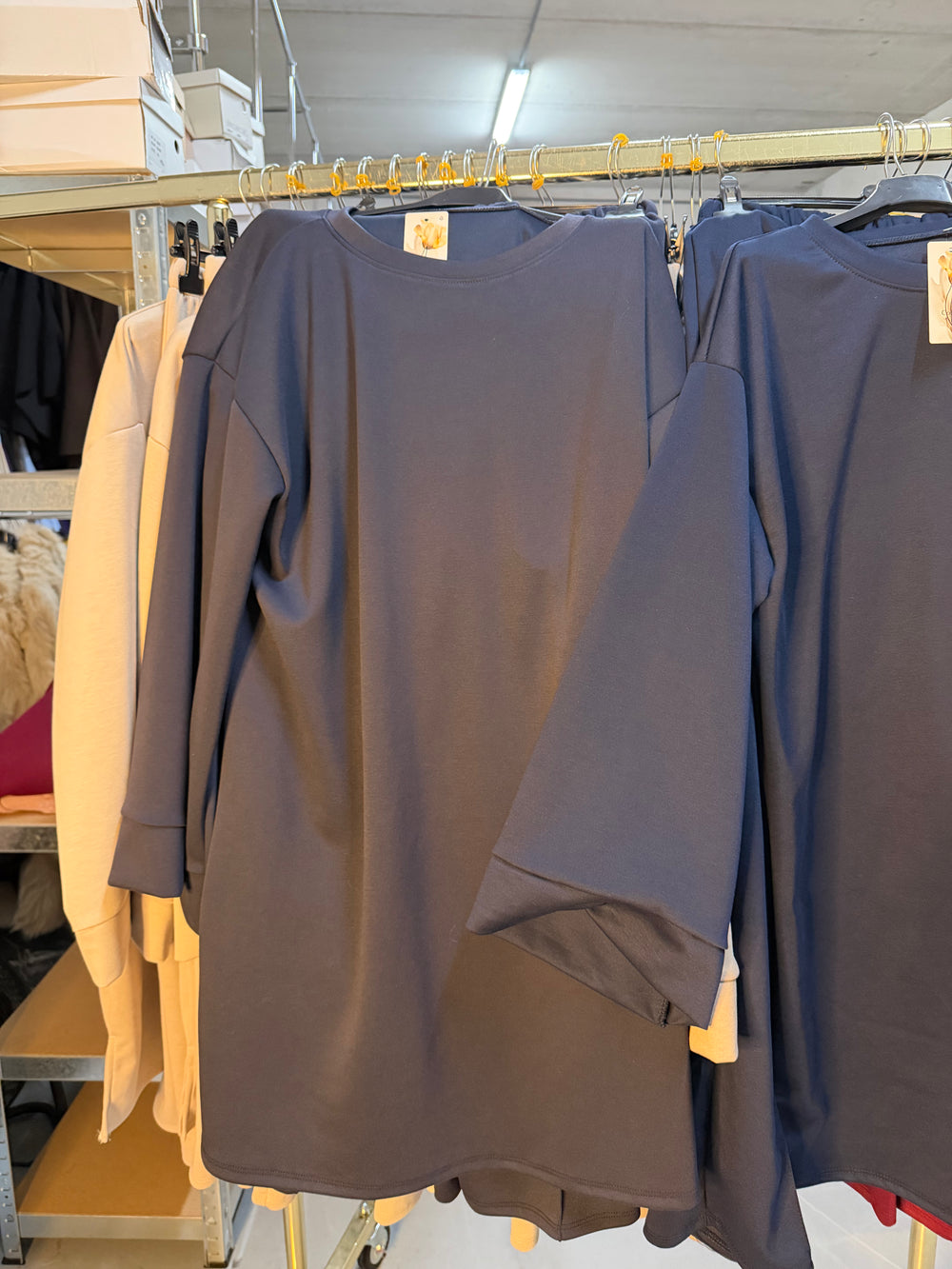 Grootfaam navy en donker blauwe comfy set lang aanvulling bestelling
