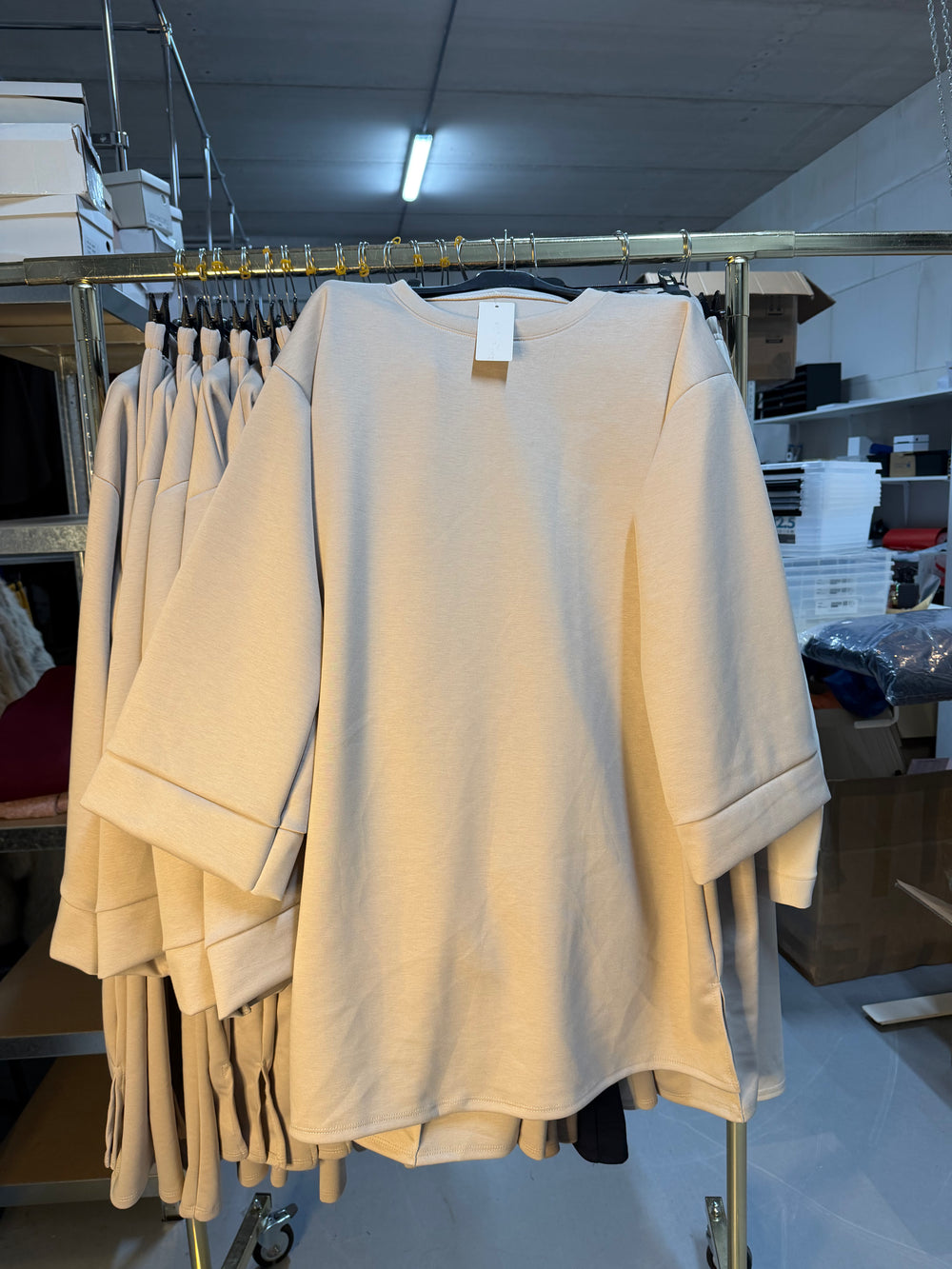 Michou beige comfy set lang