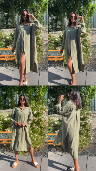 BLOUSE JURK VAN KATOEN