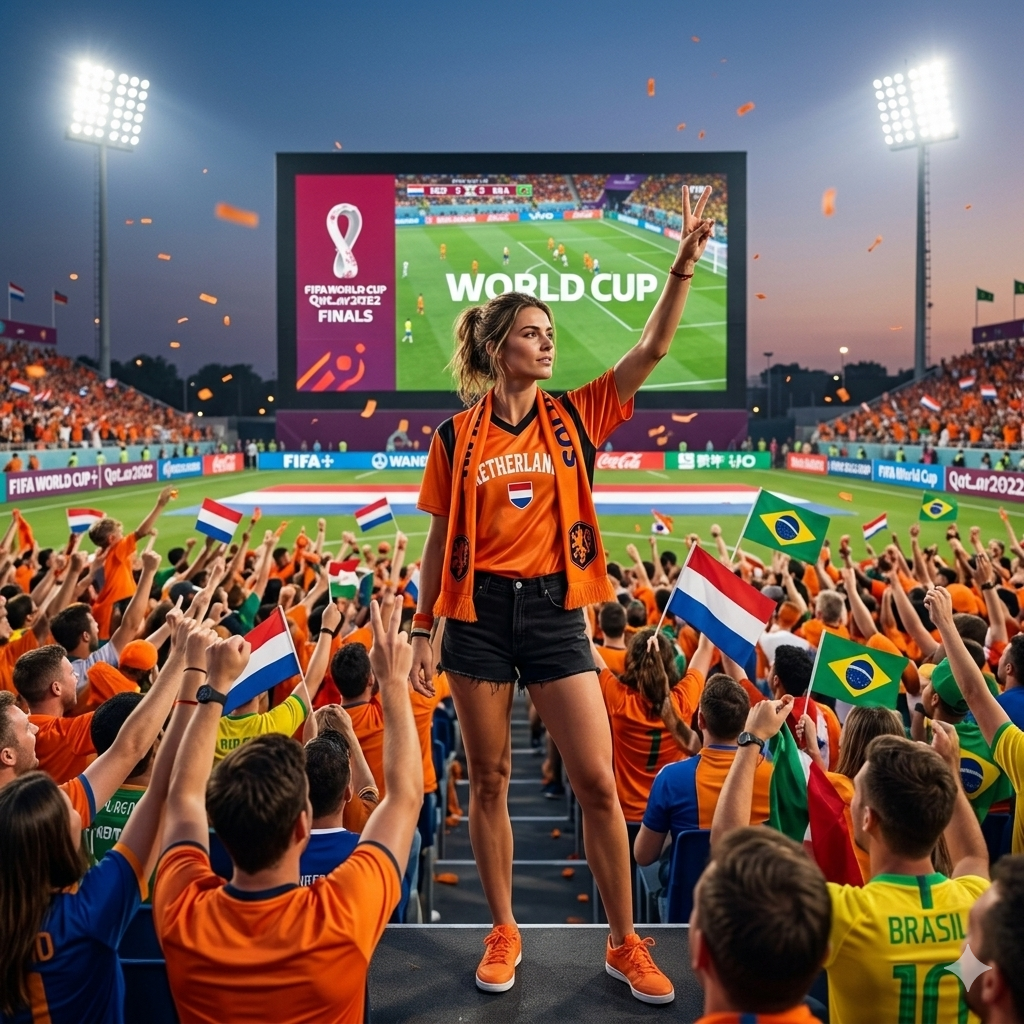 WK - Netherlands oversized t-shirt