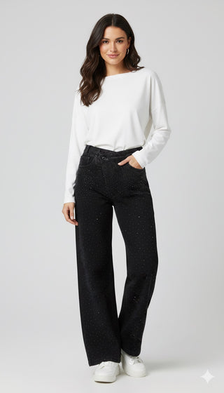 Laulia - jeans met glitters