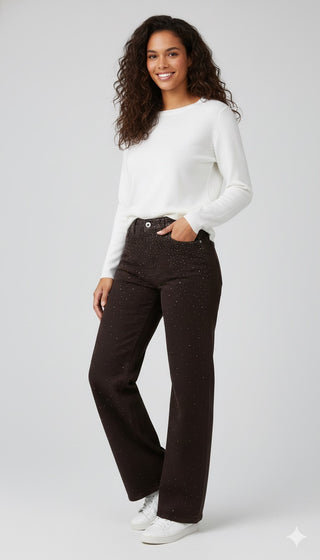 Laulia - jeans met glitters