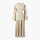 Zaria esemble rok met verstelbare blouse - beige
