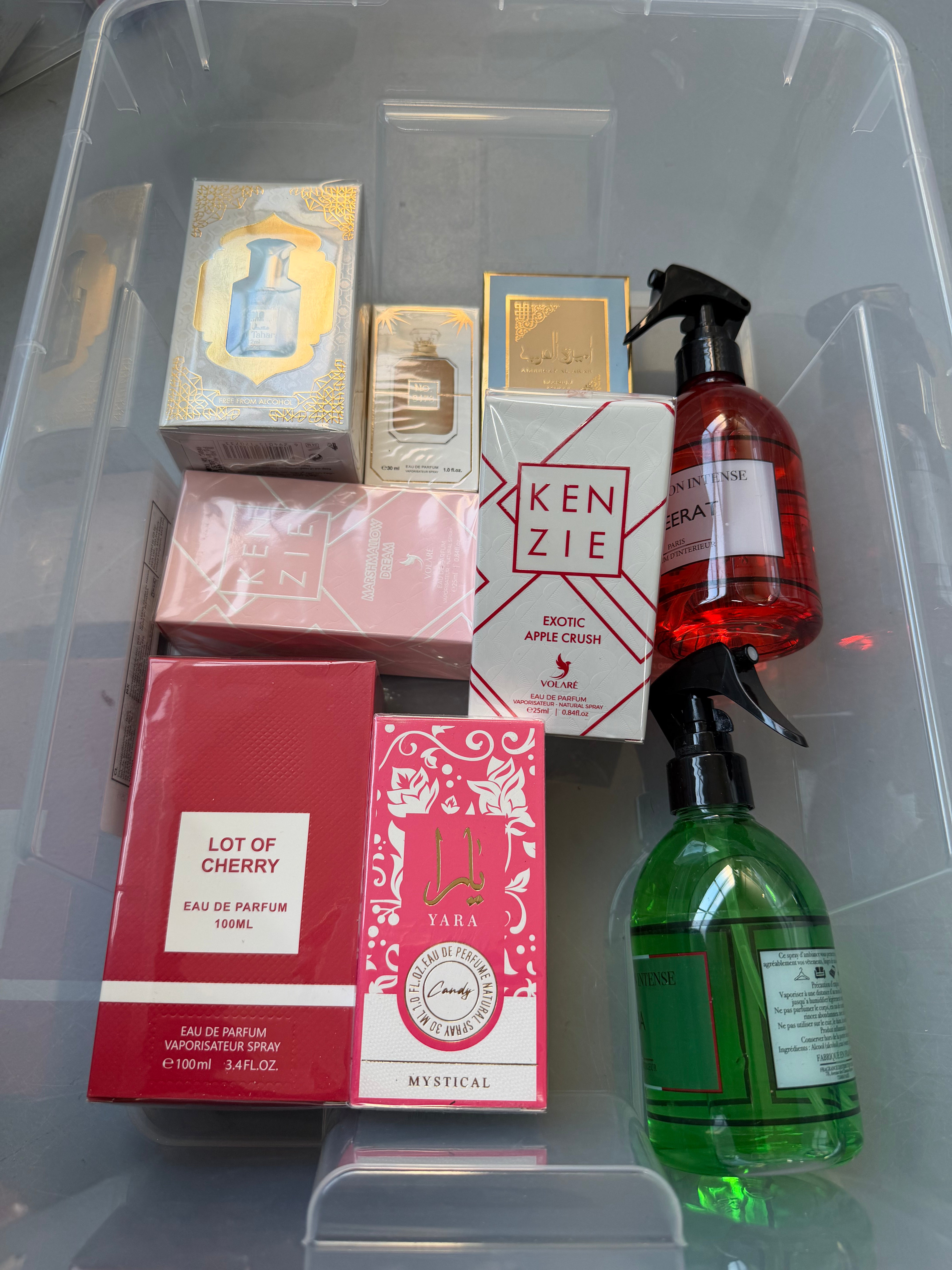 Pakket parfum box 750