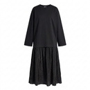 Lella long sleeves dress - black