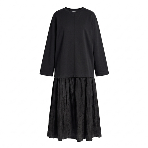 Lella long sleeves dress - black