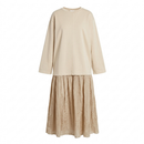 Lella long sleeves dress - beige