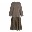 Lella long sleeves dress - taupe