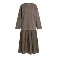 Lella long sleeves dress - taupe