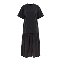 Lella short sleeves dress black