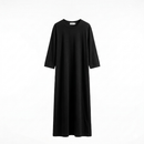 Robe Maxi 'L'Essentiel' – De Ultieme Comfortabele t-shirt dress - zwart