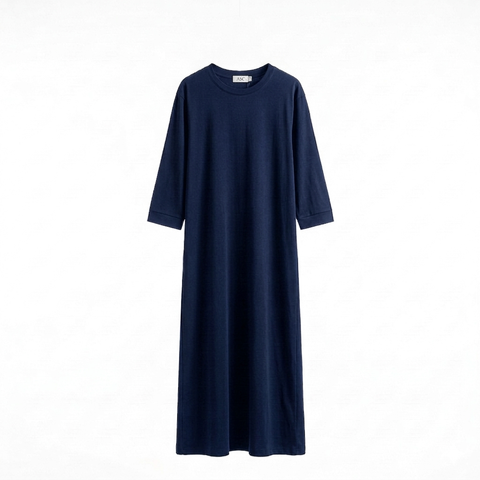 Robe Maxi 'L'Essentiel' – De Ultieme Comfortabele t-shirt dress - navy