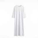 Robe Maxi 'L'Essentiel' – De Ultieme Comfortabele t-shirt dress - white
