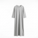 Robe Maxi 'L'Essentiel' – De Ultieme Comfortabele t-shirt dress - gray