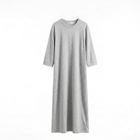 Robe Maxi 'L'Essentiel' – De Ultieme Comfortabele t-shirt dress - gray
