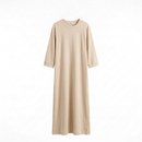 Robe Maxi 'L'Essentiel' – De Ultieme Comfortabele t-shirt dress - beige