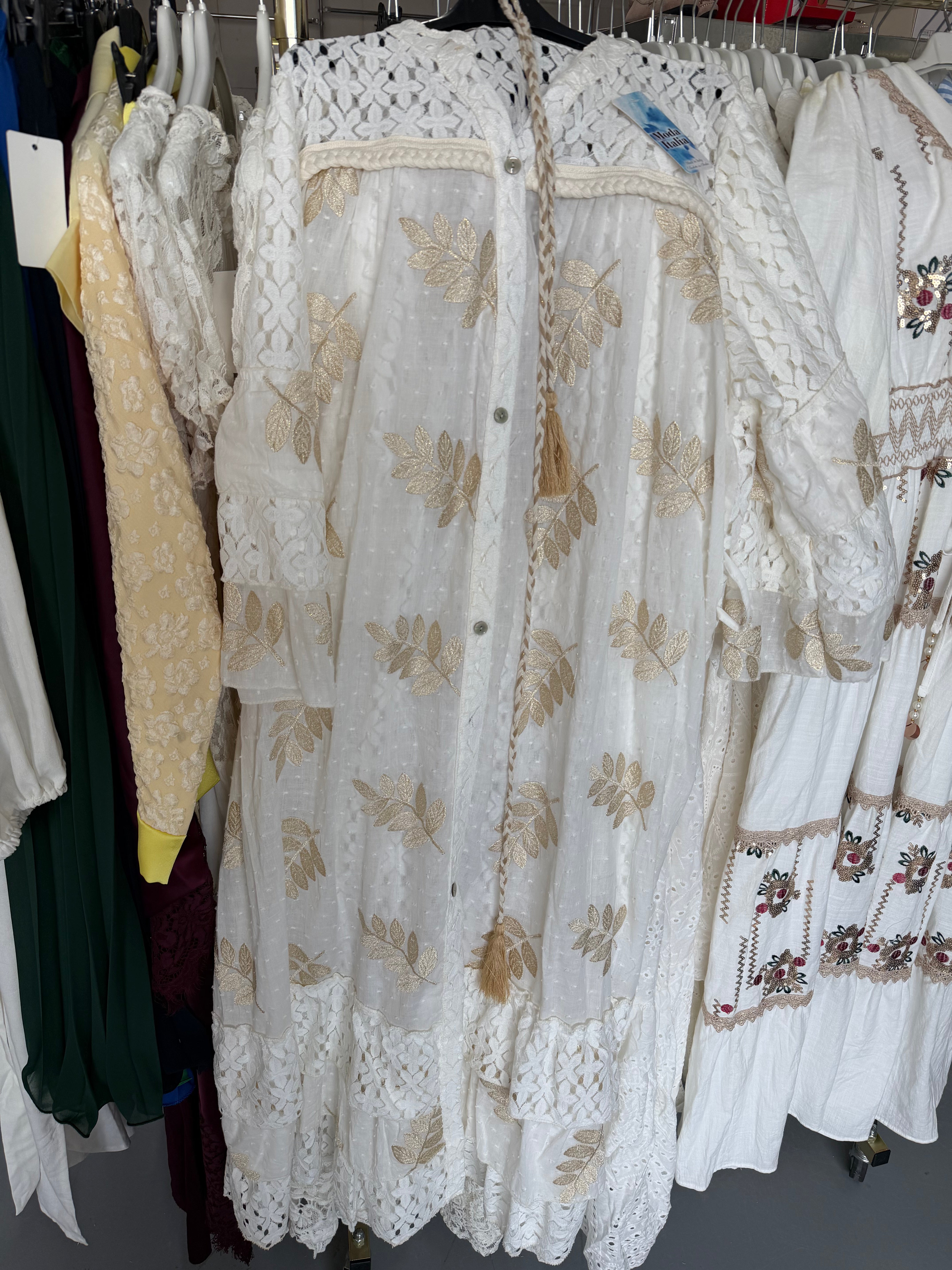 Kenza8536 boho dress katoen