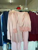 Ano_niemmmm roze rok set Lace