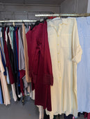 Cattleya rok set burgundy en gele blouse jurk