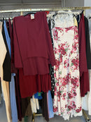 Maddie Zaria two piece skirt set and Flowers dress